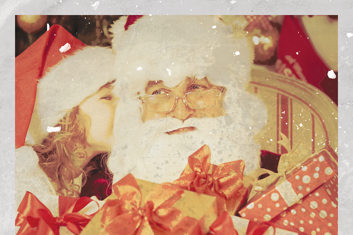 2 Christmas Greeting Cards Retro, a Card Template by SPACECAKE (Photo 4 of 5)