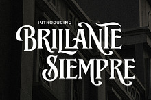 Brillante Siempre - Fancy Serif