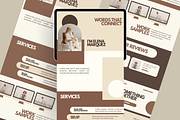 Portfolio Canva Website Template, a Landing Page Template by Anna Design Studio (Thumbnail 1 of 8)