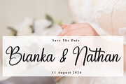 Wedding Monogram | Script Font, a Handwritten Font by Scratchones (Thumbnail 2 of 9)