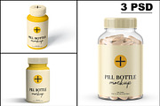 Pills Bottle Mockup, a Packaging Mockup by mockupbuys (Thumbnail 1 of 7)