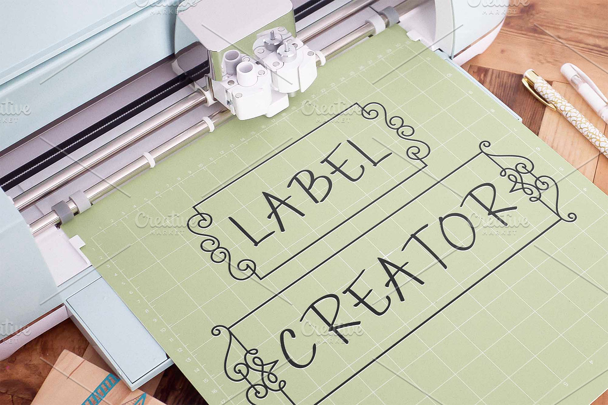 Label Creator, a Font by Digital Typeface Studio