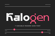 Kalogen - Family Modern Sans Serif, a Sans Serif Font by Say Studio (Thumbnail 1 of 11)