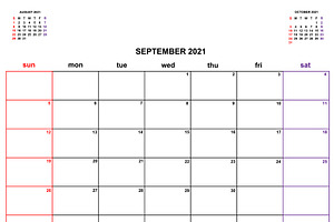 Calendar Planner 2021