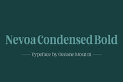 Nevoa Condensed Bold, a Script Font by OceaneM (Thumbnail 1 of 7)