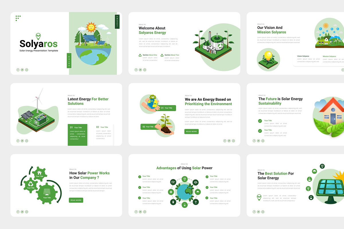Solyaros - Solar Google Slides, a Design Template by Ermedia Studio (Photo 2 of 7)