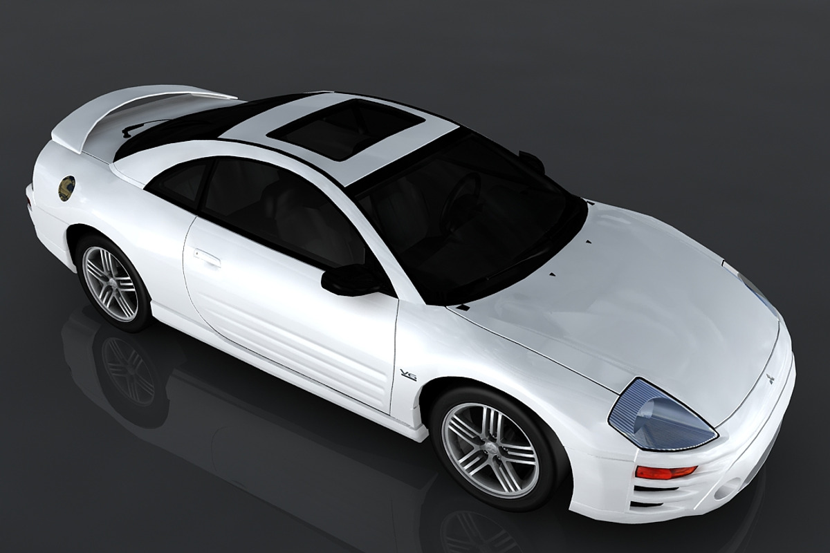 2003 Mitsubishi Eclipse GTS, a Cars & Vehicle 3D Model by valtriiu (Photo 3 of 12)