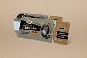 Retro Old Jazz Music Ticket, a Card Template by graphicook (Thumbnail 2 of 3)