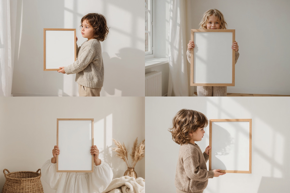 Kids Poster Mockups with Children, a Household Mockup by Alisles (Photo 3 of 11)