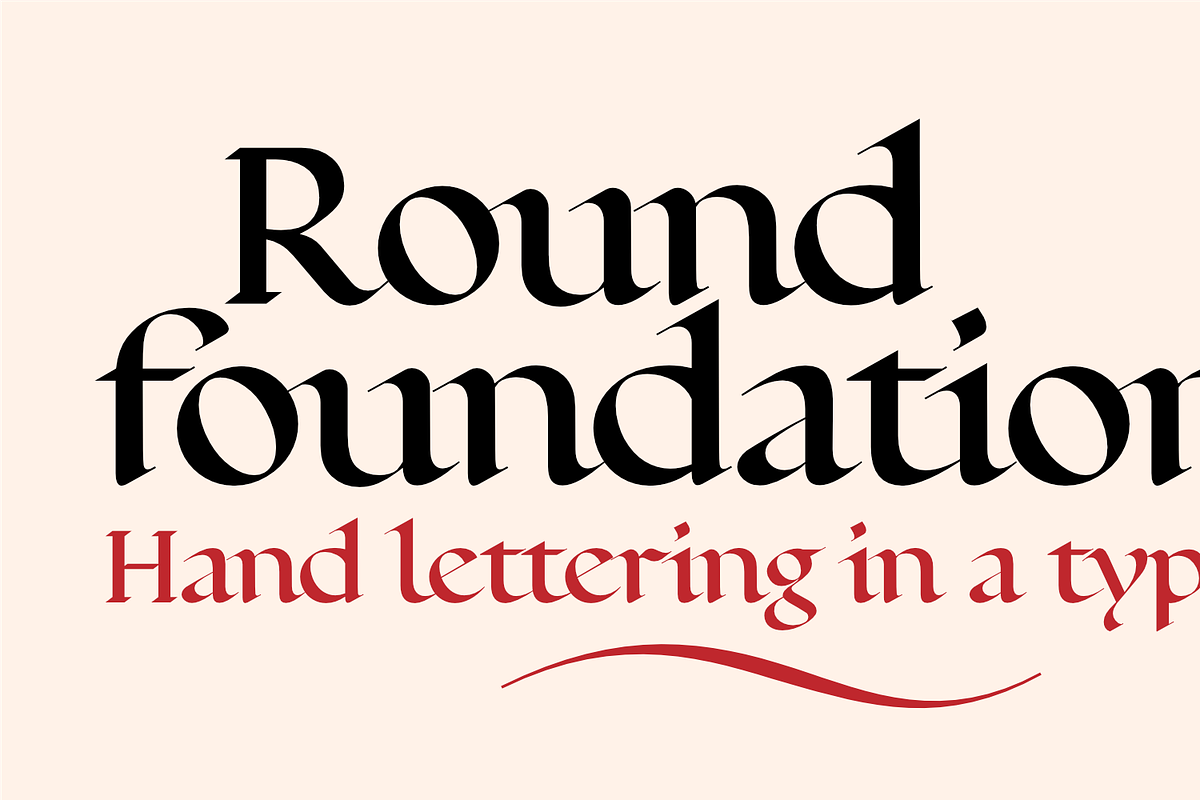 Round Foundational hand lettering, a Handwritten Font by Andy Peat (Photo 2 of 8)