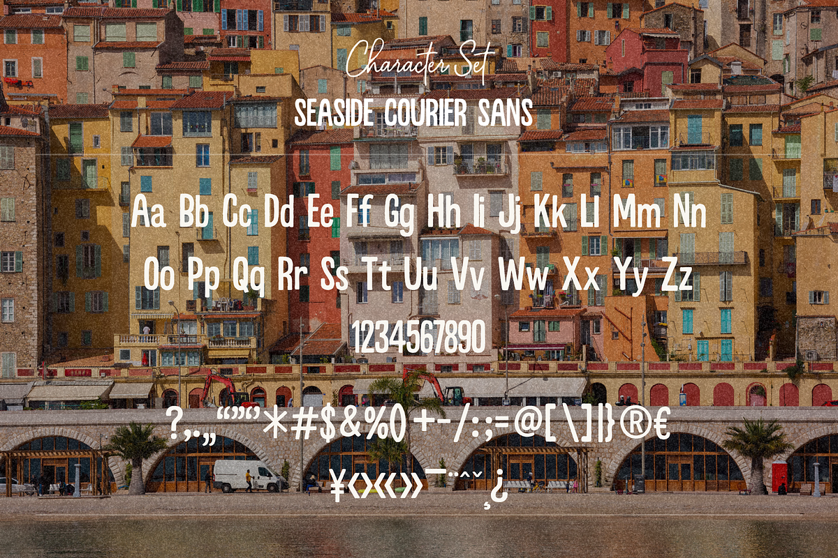 Seaside Courier – Font Duo, a Script Font by Creacy Studio (Photo 9 of 9)
