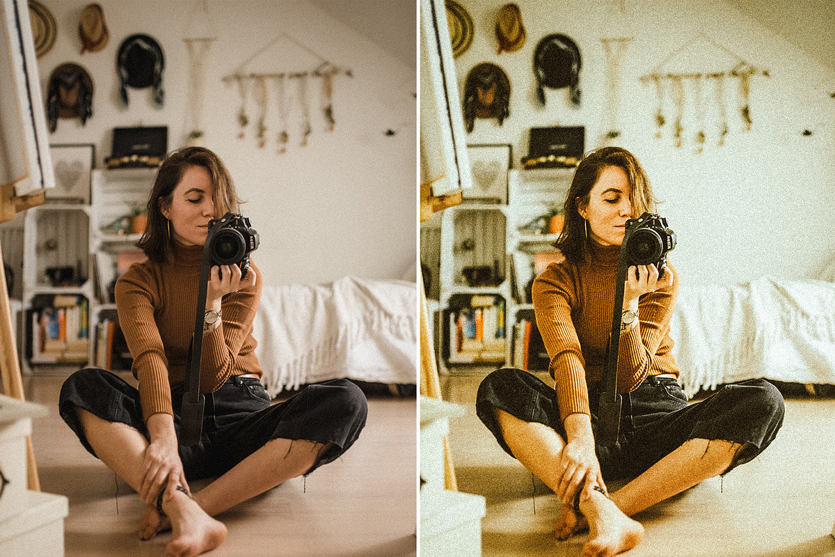 10 VINTAGE FILM Lightroom Preset, a Preset Add-On by CCPreset (Photo 3 of 6)
