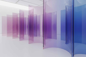 Transparent sheets liquid texture, an Abstract Photo by Pray Art Design Studio