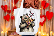 Whimsical Valentine Animal Clipart, an Illustration by OK Design (Thumbnail 6 of 6)