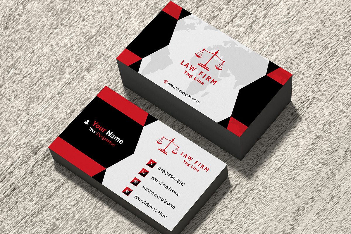 Modern Legal Advisor Card preview 7