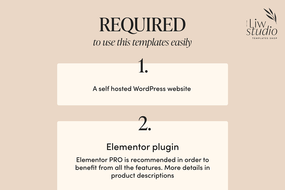 Boho WordPress Theme Elementor, a WordPress Template by Liw studio (Photo 6 of 9)