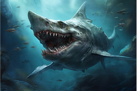Peculiar Hammerhead shark. Generate, an Animal Photo by Ylivdesign