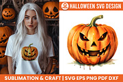 Halloween Jack-o-lantern PNG Bundle, a Seasonal Illustration by Creative Arslan (Thumbnail 6 of 11)