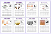 Kindergarten Numbers Workbook Kids, a Stationery Template by Mustafiz (Thumbnail 3 of 7)