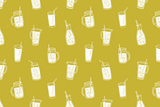 Smoothie drinks set + backgrounds, a Food Illustration by Good Studio (Thumbnail 13 of 25)