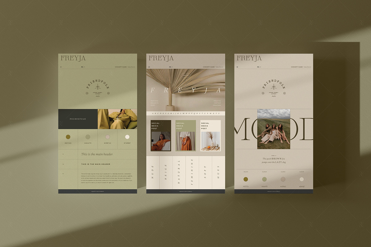 Freyja | Brand Board Kit, a Presentation Template by Studio Standard (Photo 9 of 15)