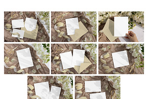 Card Mockup Bundle Wedding Bgf