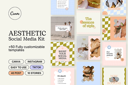 Aesthetic Instagram Template Kit