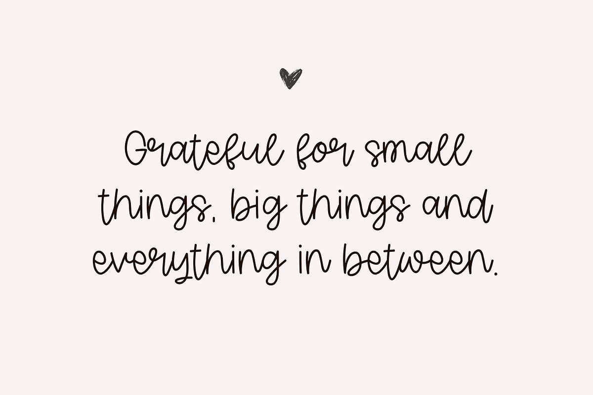 Sweet Little Moments, a Script Font by Sofia Skoog (Photo 9 of 10)