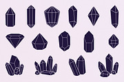 60 Crystal Procreate Stamps, a Brush Add-On by SmuffizStudio (Thumbnail 5 of 11)