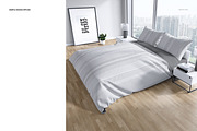 Bedroom Bedding Mockup Set, a Household Mockup by creatsy2 (Thumbnail 4 of 7)