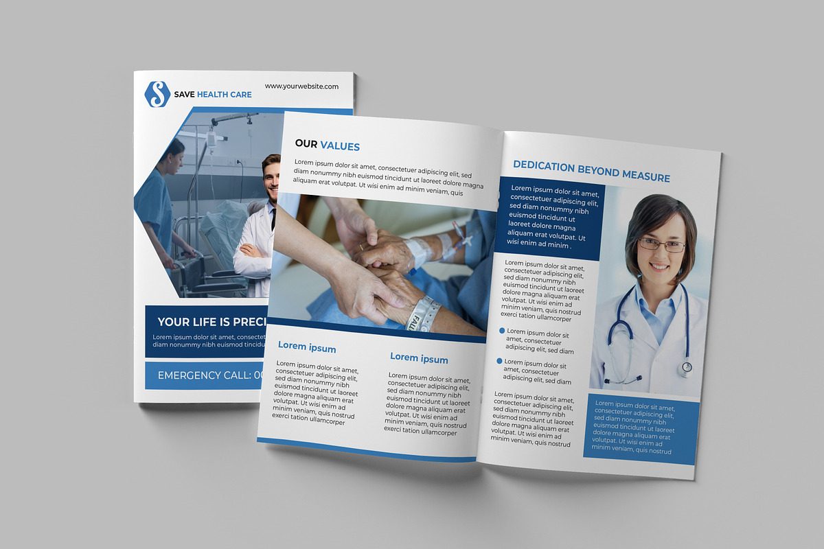 16 Page Healthcare Brochure Template, a Brochure Template by ferdousi0791 (Photo 4 of 8)