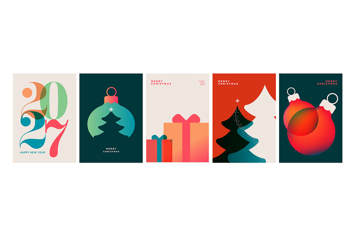 Merry Christmas and Happy New Year, a Seasonal Illustration by PureSolution (Photo 16 of 16)