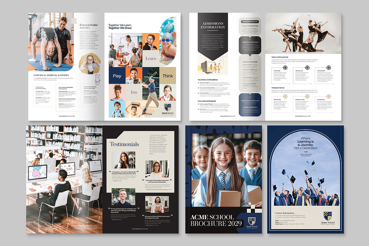School Brochure Template, a Brochure Template by BrandPacks (Photo 4 of 6)