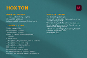 Hoxton Style Guide Template