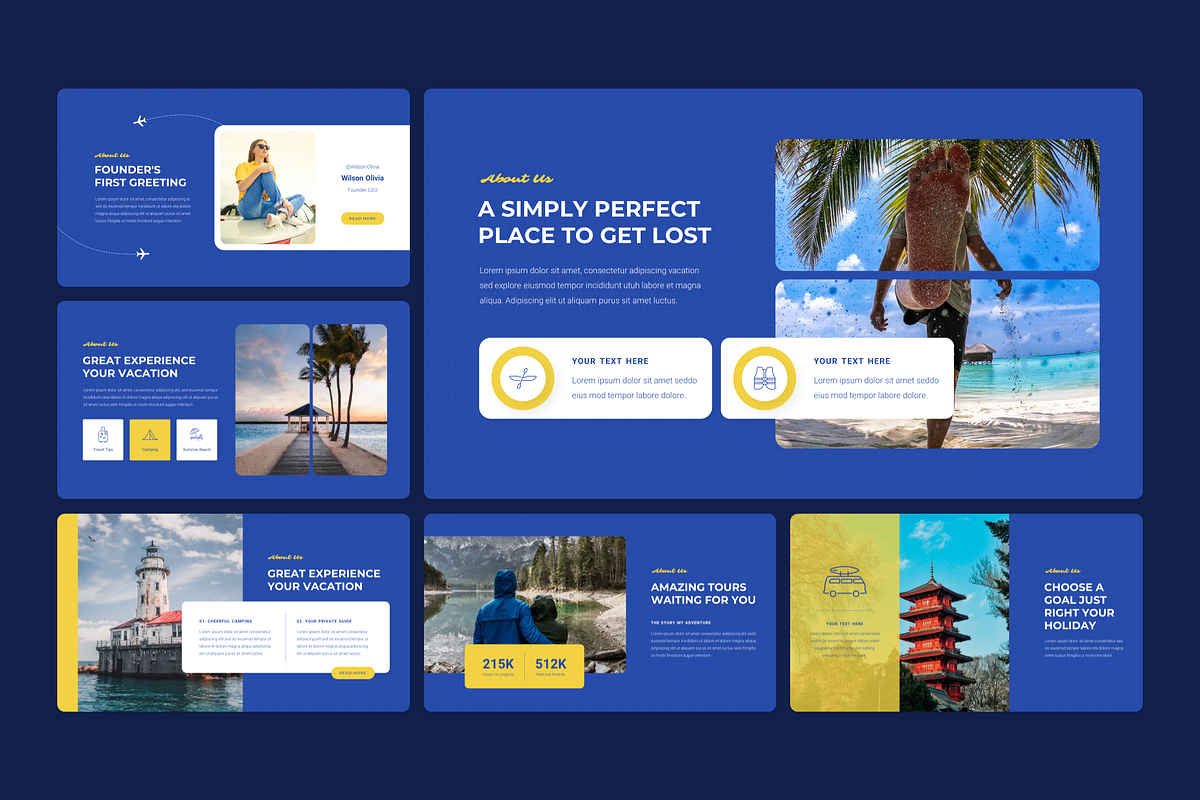 Travel Agency PowerPoint, a Presentation Template by YossyOneStd (Photo 3 of 6)
