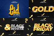 3D Luxury Editable Text Effect Style, a Layer Style Add-On by Md Jahidul99 (Thumbnail 5 of 10)
