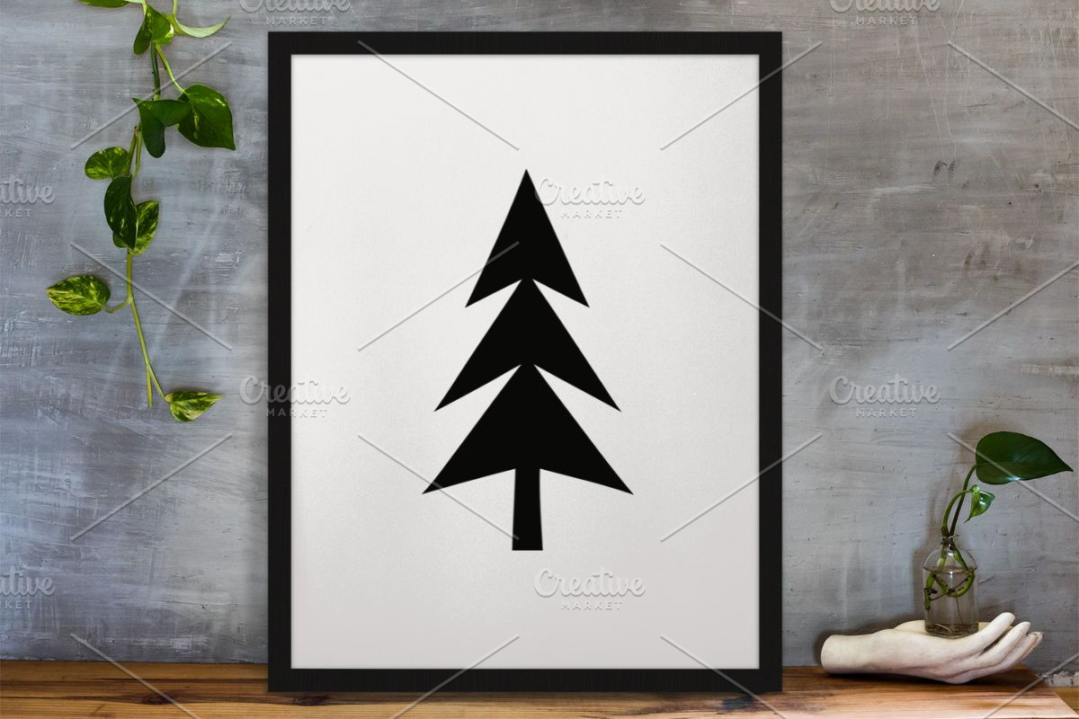 Tree Silhouette SVG, an Object Illustration by newminddesign (Photo 3 of 3)