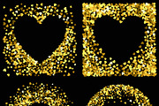 Golden hearts collection, a Pattern Graphic by ekmelica (Thumbnail 9 of 12)