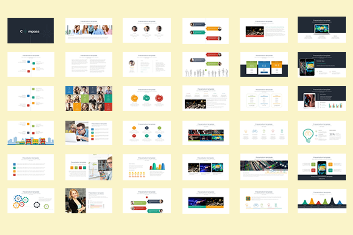 Compass PowerPoint Presentation, a Presentation Template by oyunerdene99 (Photo 1 of 3)