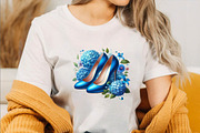Blue High Heels with Beautiful Flow, an Illustration by SVGArt (Thumbnail 5 of 7)