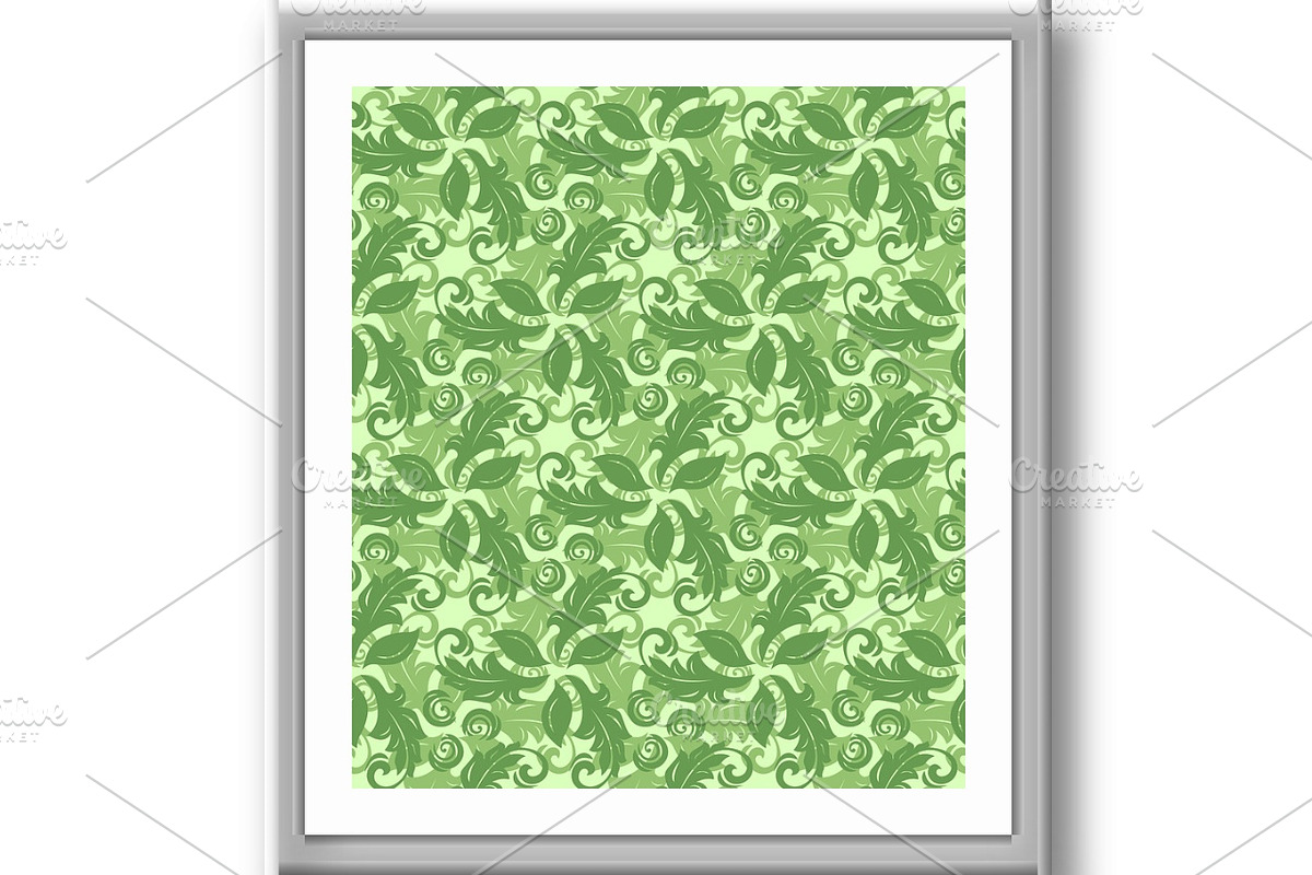 Floral Seamless Vector Pattern With, a Pattern Graphic by FineArtStudio (Photo 3 of 3)