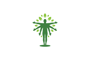 human healthcare colorful logo, a Branding & Logo Template by devastd