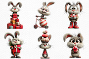 Quirky Easter Bunny Clipart Png, an Illustration by Craft Nest (Thumbnail 3 of 11)