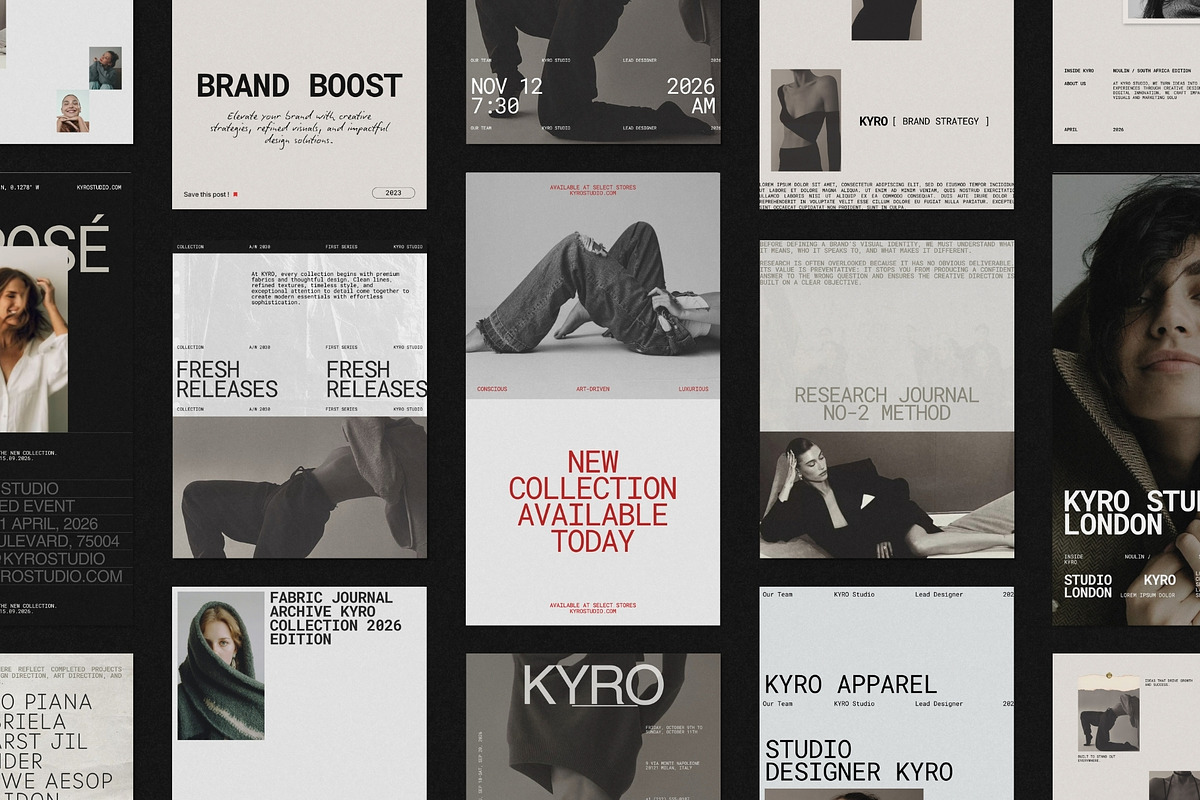 KYRO | Instagram Post & Story (III), a Social Media Template by Crafted Pixel (Photo 5 of 10)