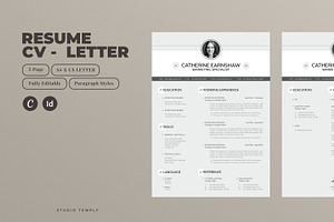 Clean and Simple Resume CV, a Resume Template by Studio Temply