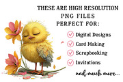 Whimsical Easter Chick Clipart, an Illustration by OK Design (Thumbnail 5 of 6)