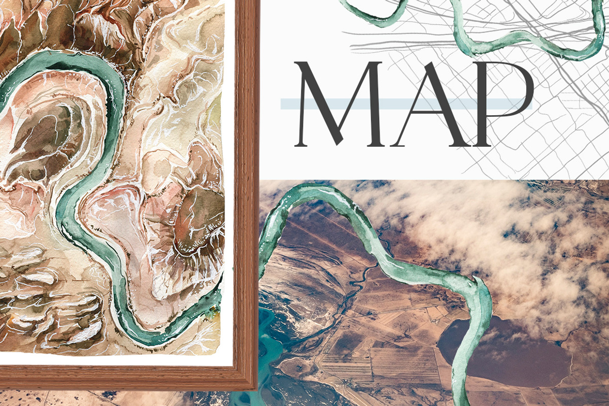 Map creator Wedding City street, a Decorative Illustration by 60secondsArt (Photo 11 of 15)