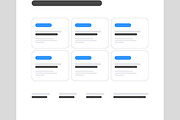 Wireframe Landing Page Template, a Landing Page Template by ContestDesign (Thumbnail 4 of 7)