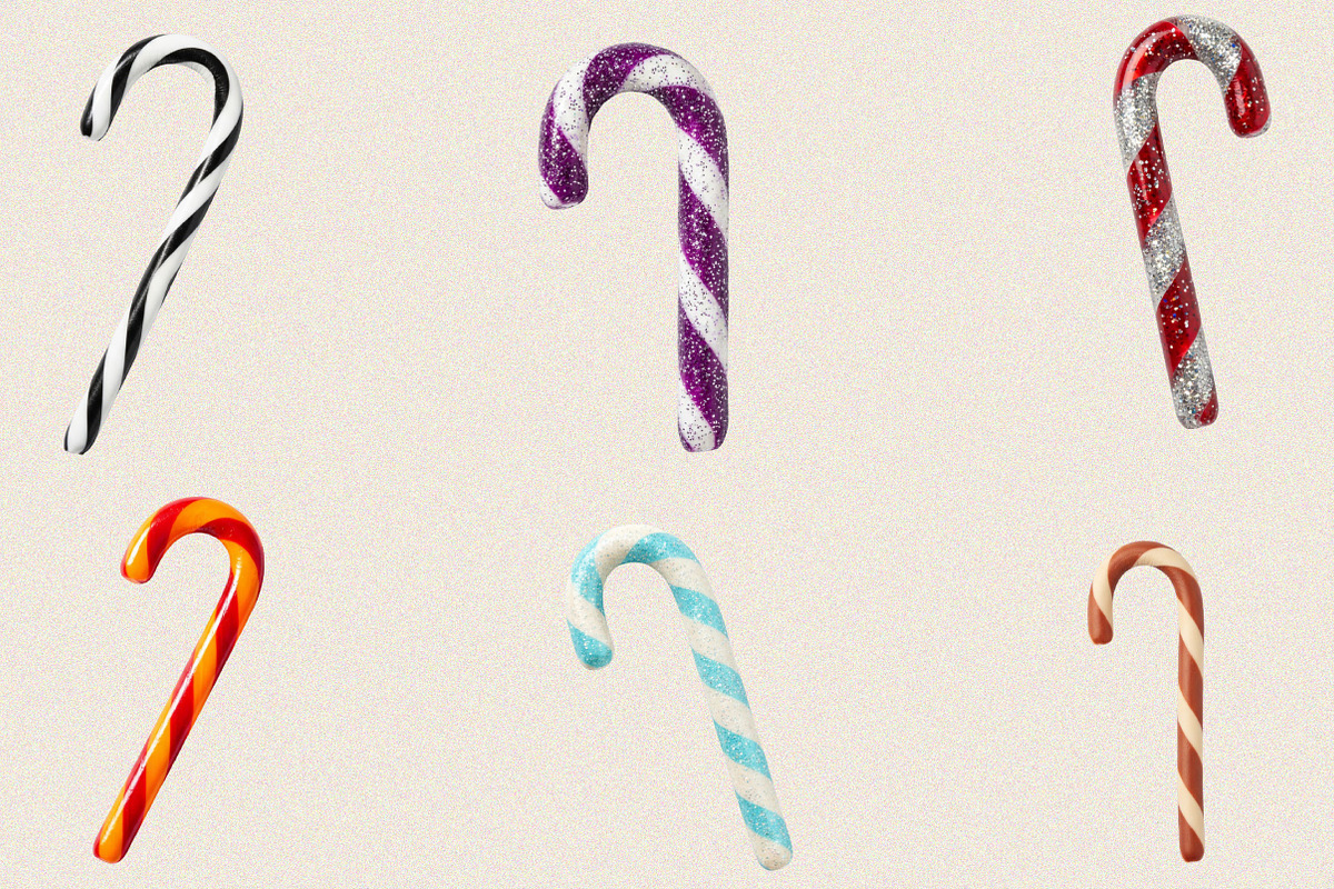 Watercolor Christmas Candy Cane Clip, an Illustration by SVGArt (Photo 3 of 8)