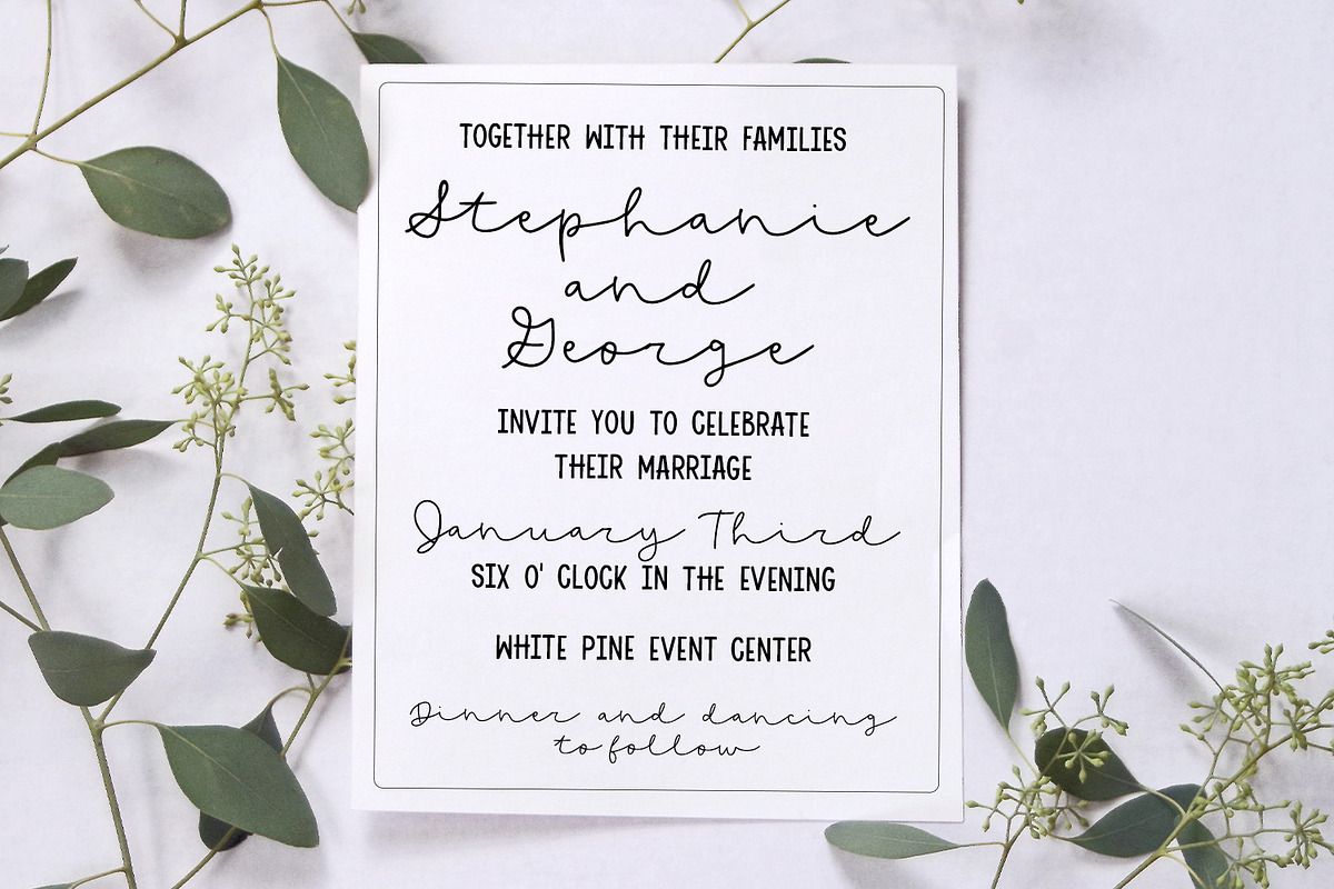 Little Love Birds Font Duo, a Script Font by Dansie Design (Photo 4 of 7)